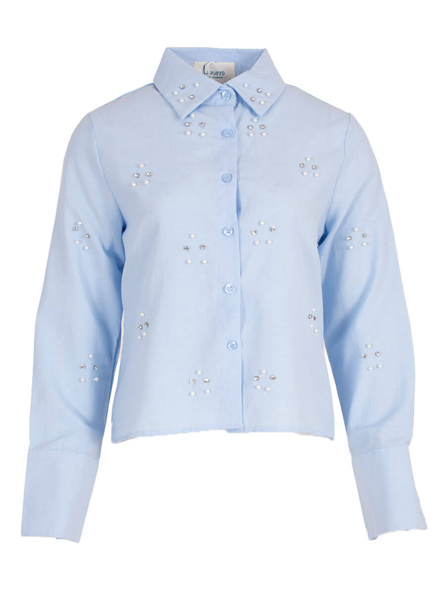 Sparkle Blouse – Lichtblauw
