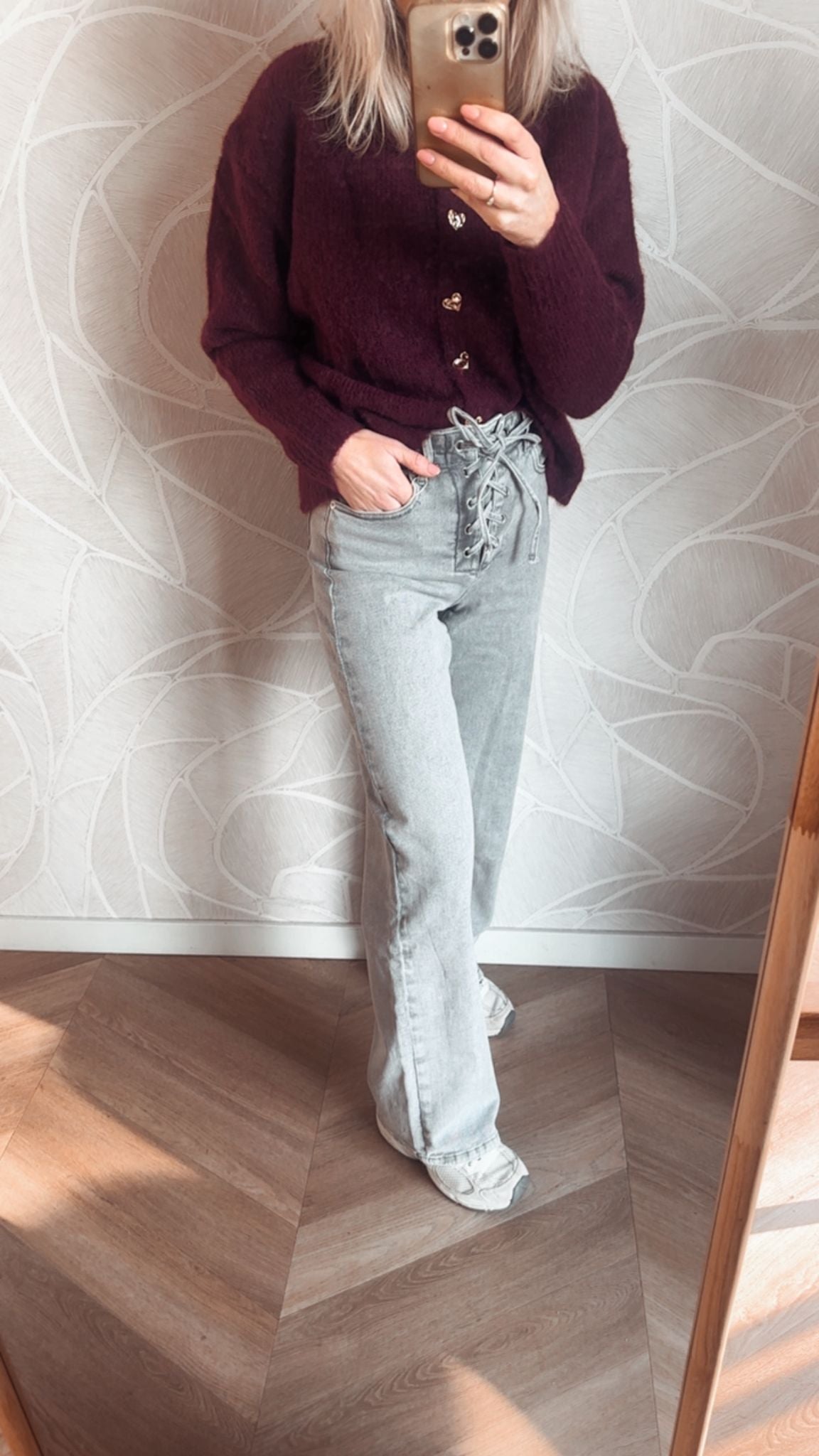 Lara Jeans Light Grey