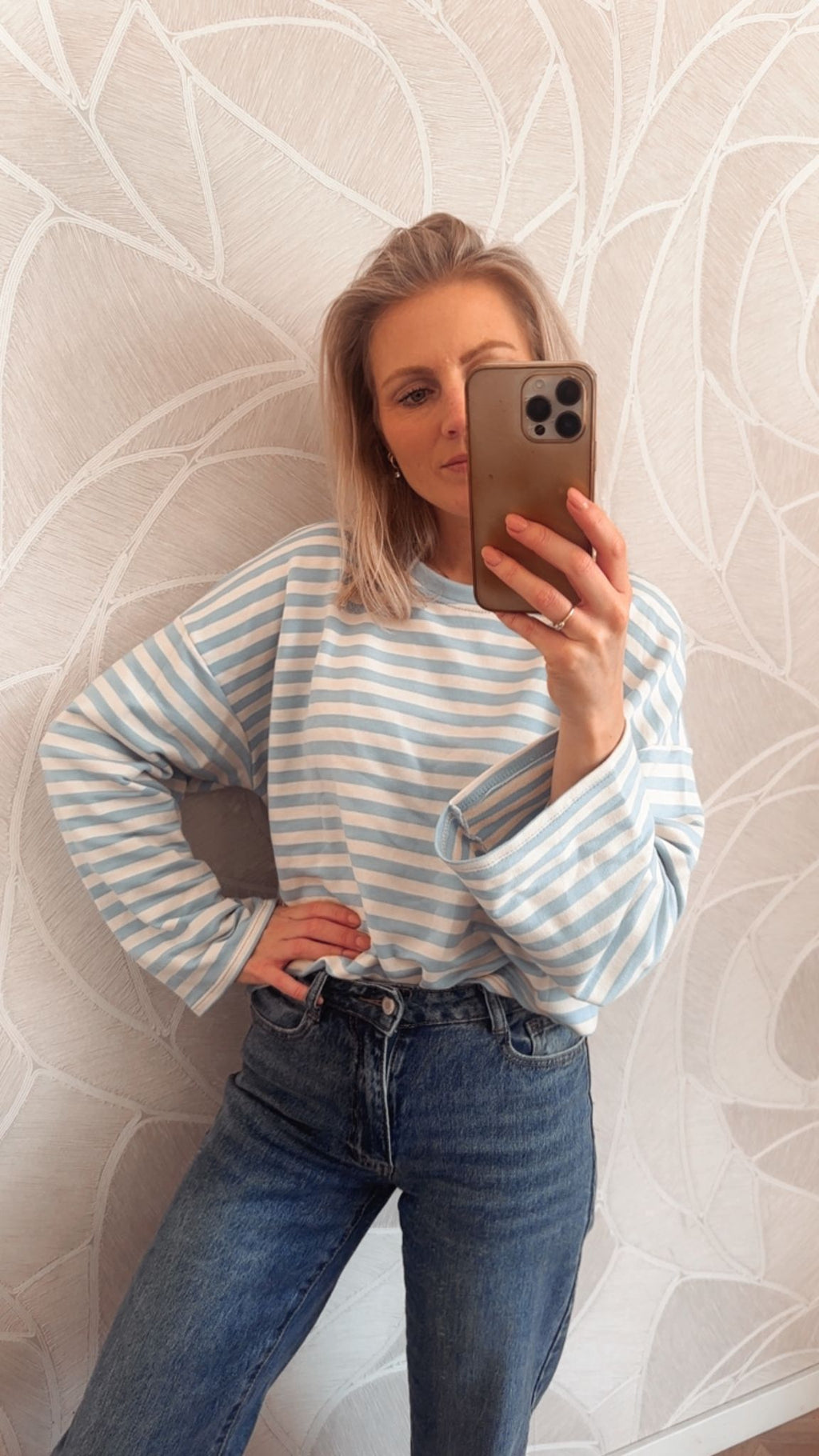 Stripes Longsleeve Blauw
