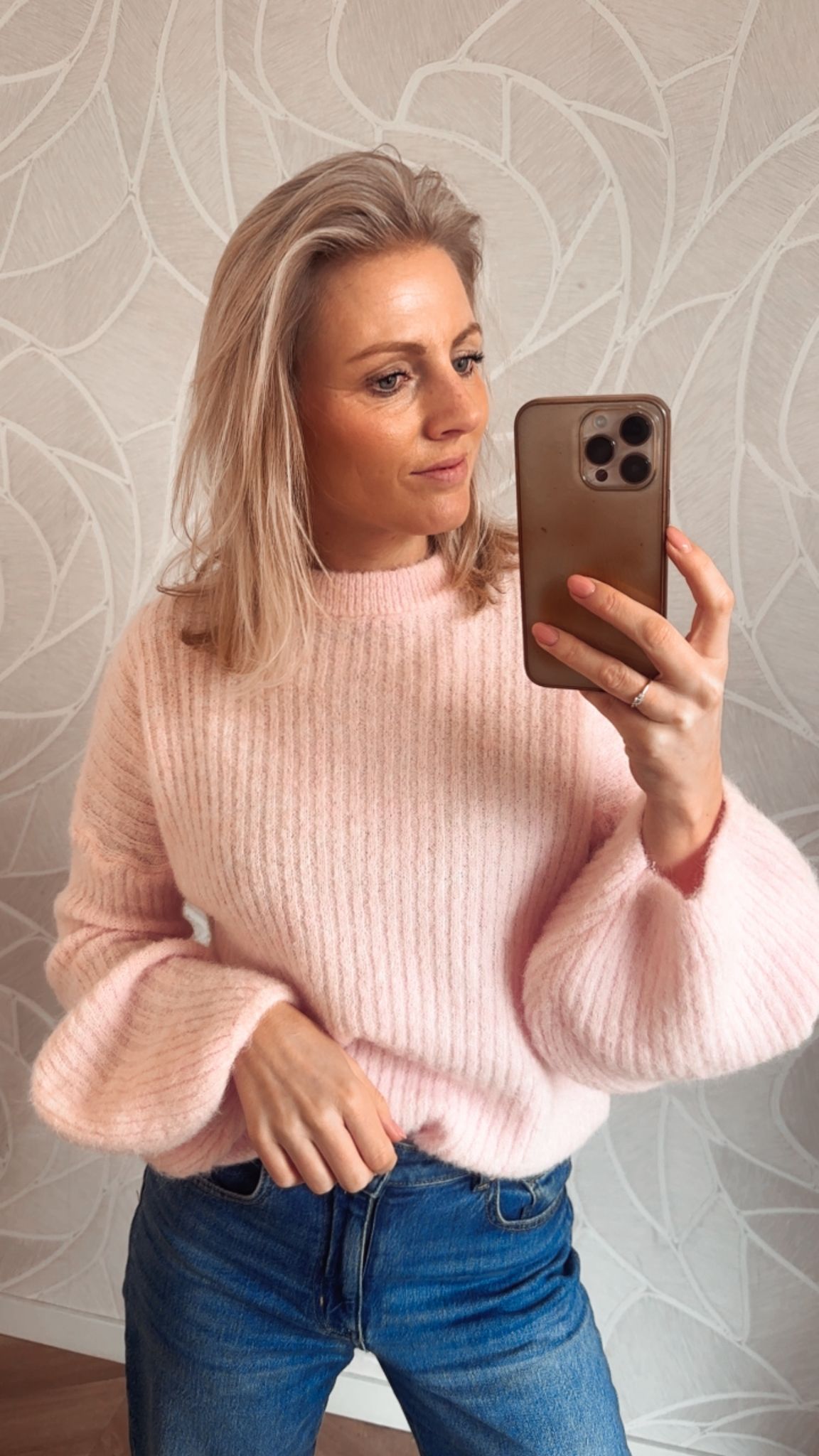 Sofie Soft Knit Trui – Pink