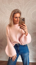 Sofie Soft Knit Trui – Pink