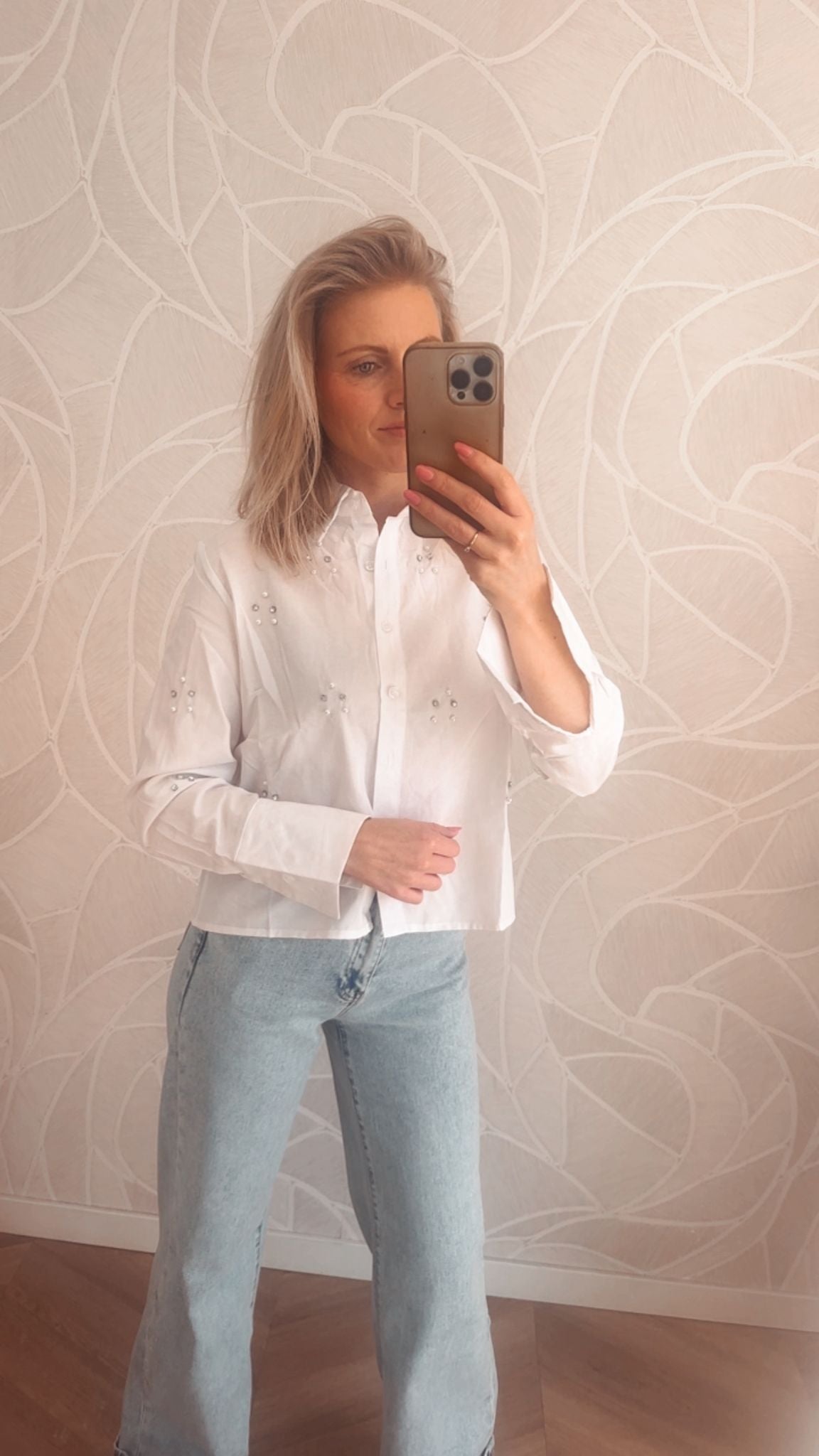 Sparkle Blouse – Wit