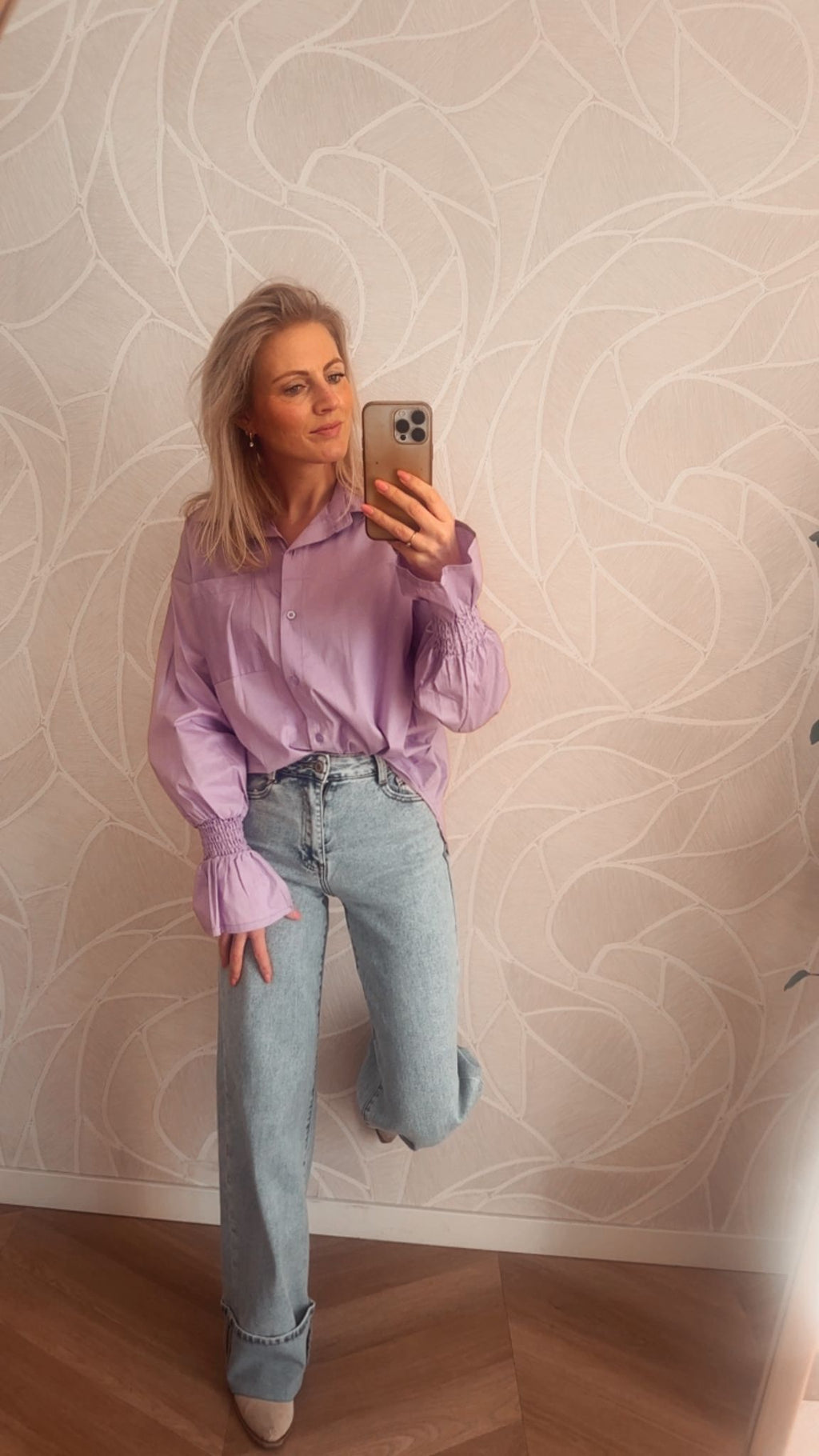 Flow Blouse Lilac