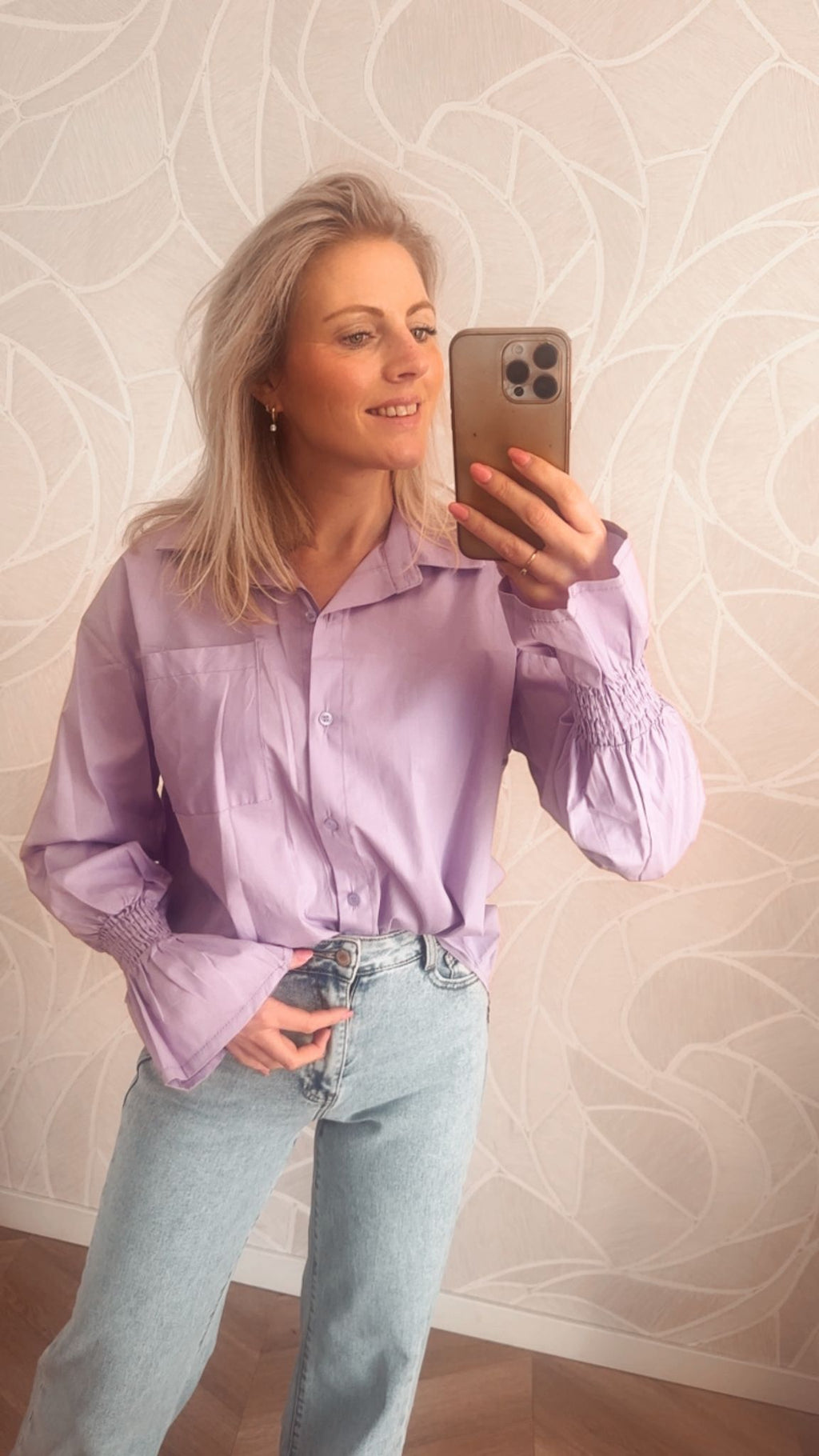 Flow Blouse Lilac