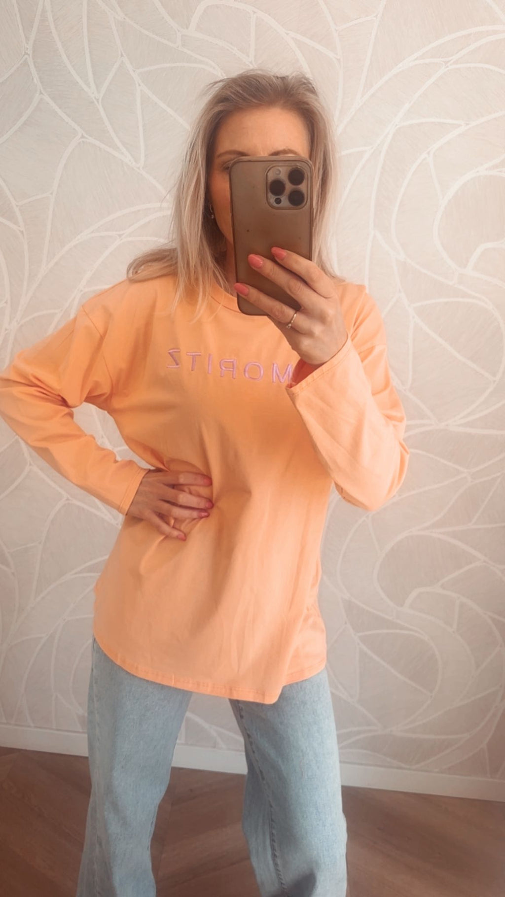 St. Moritz Longsleeve - Peach