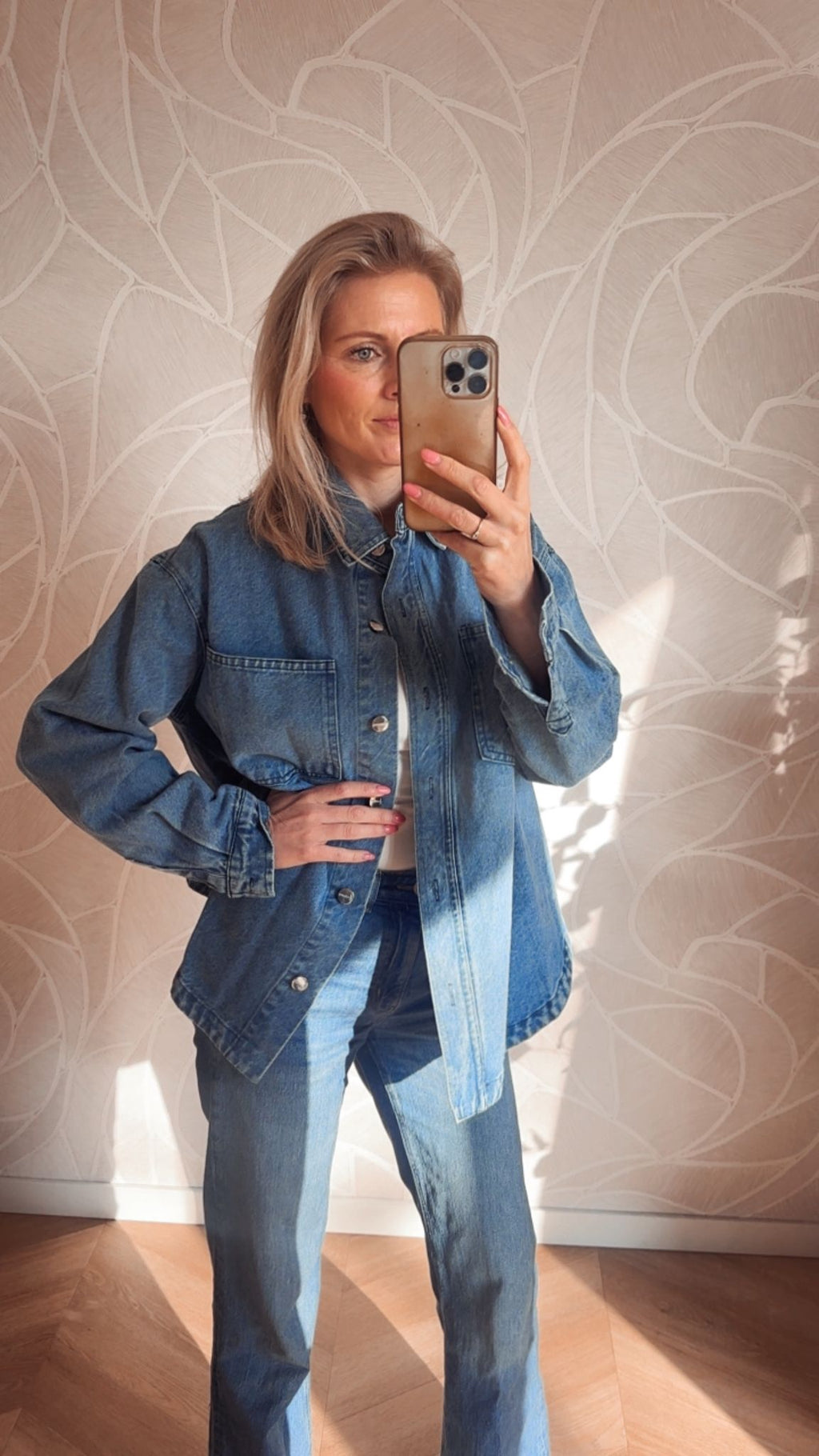 Yumi Denim Jacket Blouse