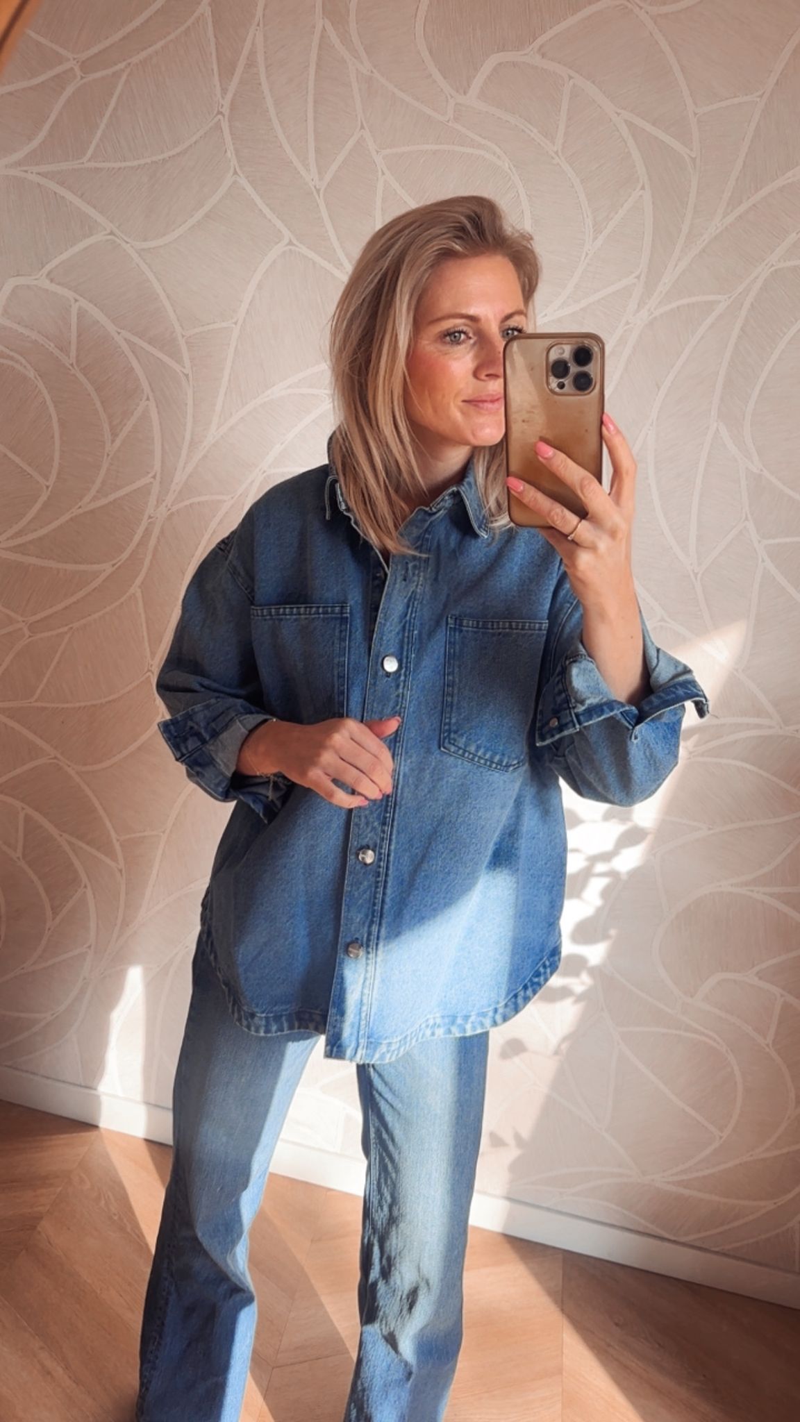 Yumi Denim Jacket Blouse
