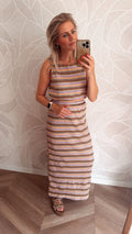 Lilac Stripe Set