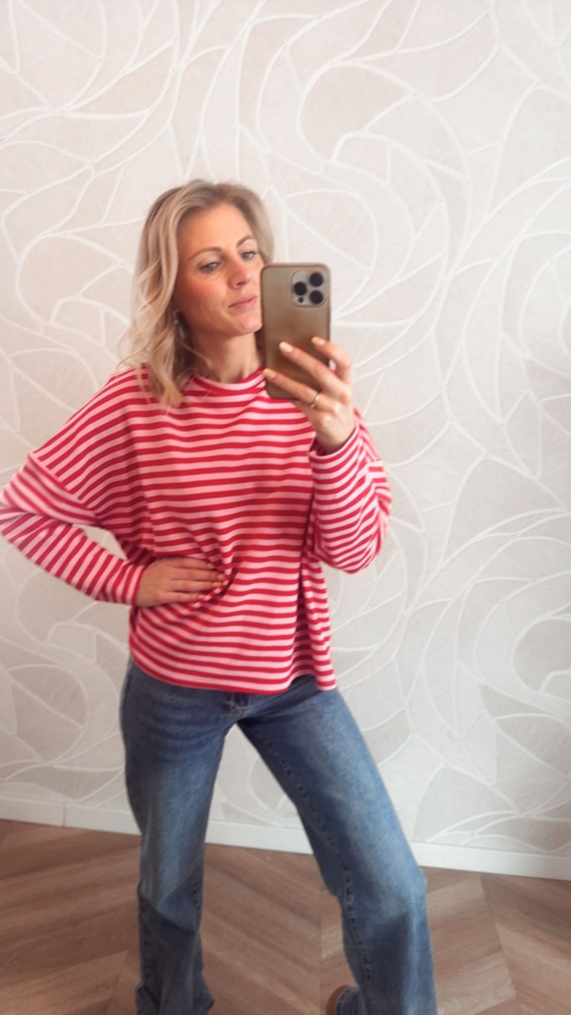 Stripes Longsleeve Red/Pink
